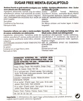 Caffarel - Mint Eucaliptus Sugar Free - 250g
