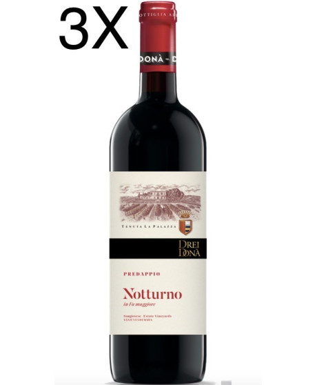 (3 BOTTIGLIE) Drei Donà - Tenuta la Palazza - Notturno 2021 - Sangiovese DOC - 75cl