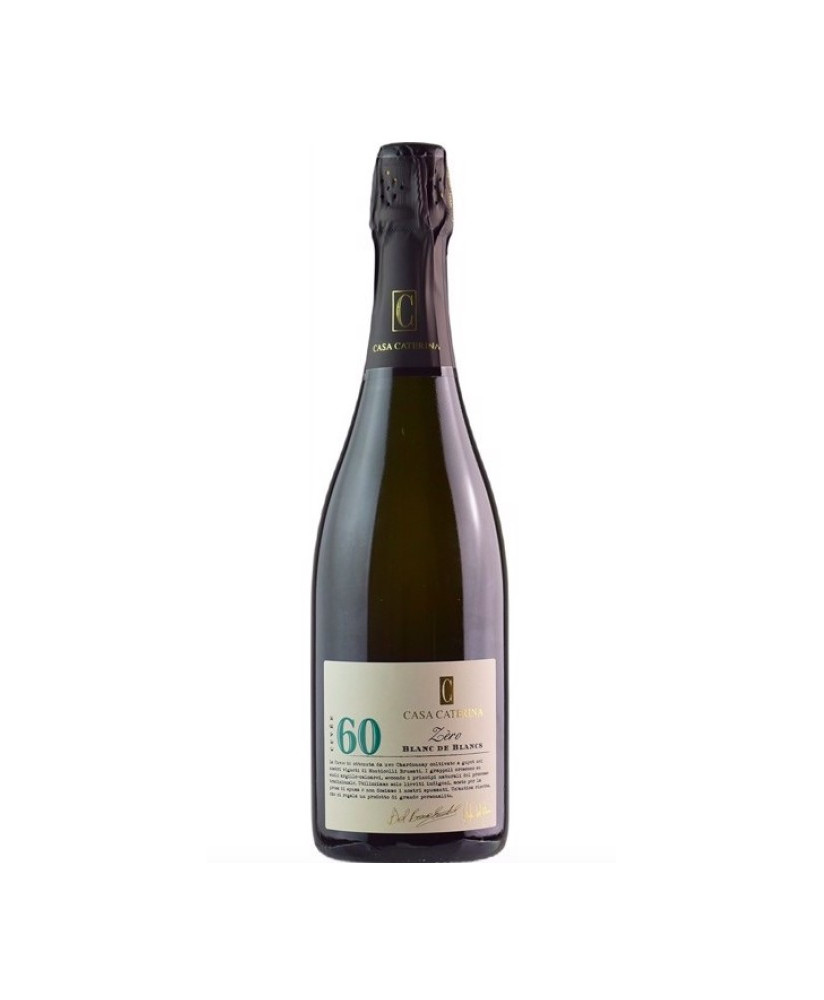 Casa Caterina - Cuvee 60 Zero 2016 - Blanc de Blancs - Vino Spumante di Qualità - Metodo Classico - 75cl