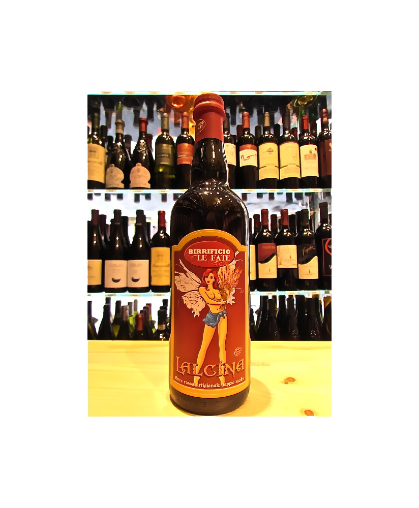 Vendita online LALCINA birra artigianale Rossa doppio malto del birrificio Le Fate, la birra dei Monti Sibillini, Comunanza, pro