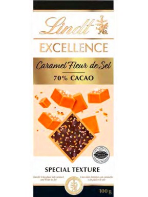 Lindt - Excellence - Caramel Fleur de Sel - 100g - NOVITA'