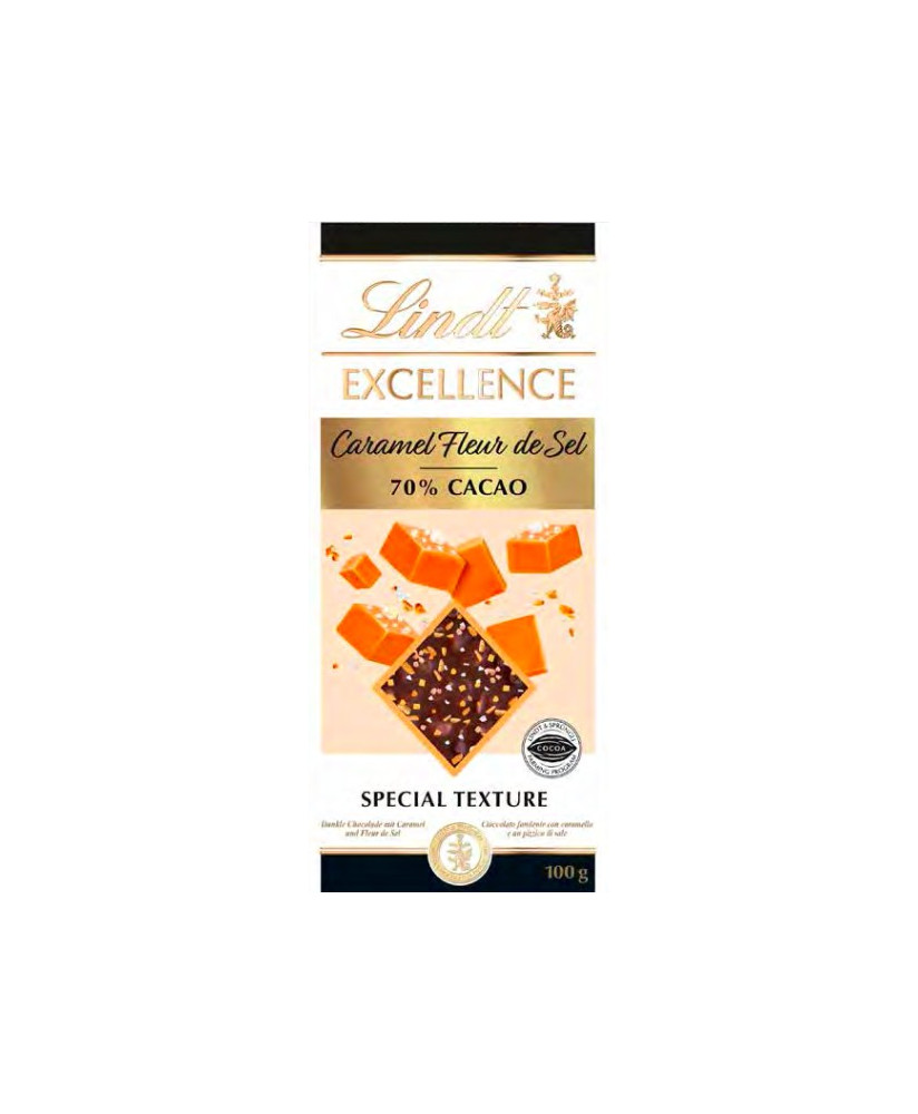 Tavolette di cioccolato Lindt excellence con caramello e sale marino vendita online | corso101.com