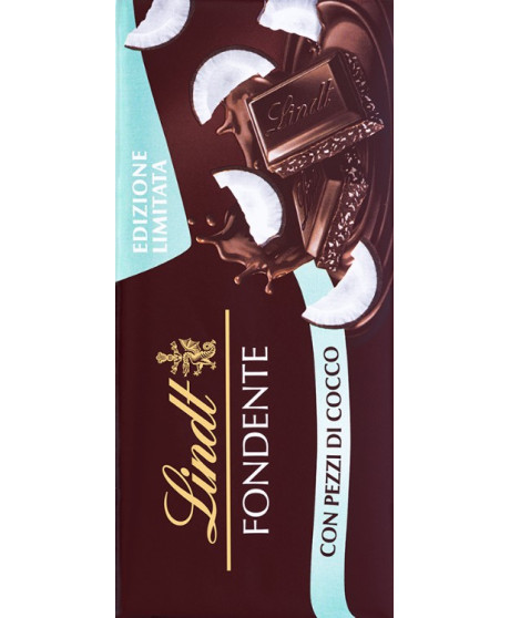 Lindt - Dark Chocolate and Coconuts Bar - 100g