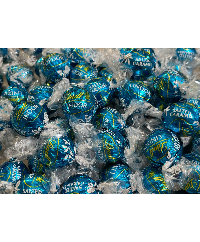 Vendita online cioccolatini Lindor al Caramello Salato Lindt e Sprüngli a €32,00 al Kg. Shop on-line cioccolatino Lindor novità