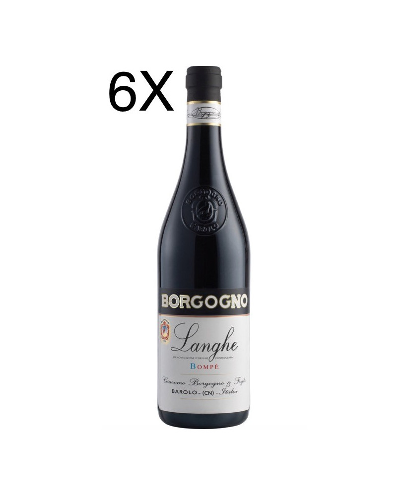 (6 BOTTIGLIE) Borgogno - Barbera d'Alba 2020 - Bompè - Langhe DOC - 75cl