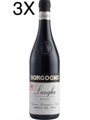 (3 BOTTIGLIE) Borgogno - Barbera d'Alba 2020 - Bompè - Langhe DOC - 75cl