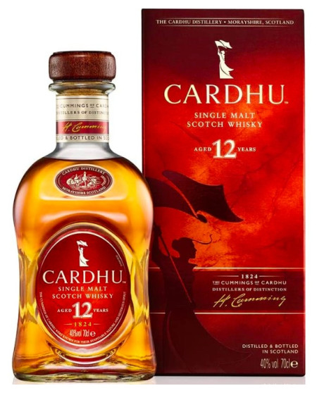 Cardhu - 12 Years Old - Single Malt Scotch Whisky - 70cl