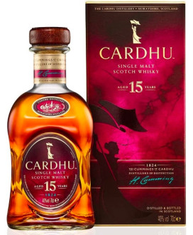 Cardhu - 15 Years Old - Single Malt Scotch Whisky - 70cl