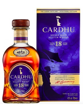 Cardhu - 18 Years Old - Single Malt Scotch Whisky - 70cl