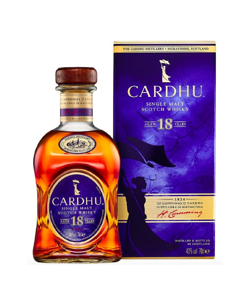 Cardhu - 18 Years Old - Single Malt Scotch Whisky - 70cl