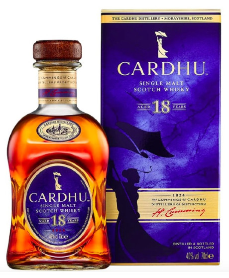 Cardhu - 18 Years Old - Single Malt Scotch Whisky - 70cl