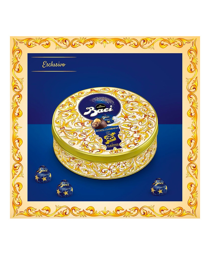 Perugina - Dolce e Gabbana - Bacio Classico - Scatola Barocco Metallo - 325g