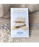 Scaldaferro - Tavoletta di torrone alle mandorle e rice crispies ricoperta di cioccolato bianco - 130g