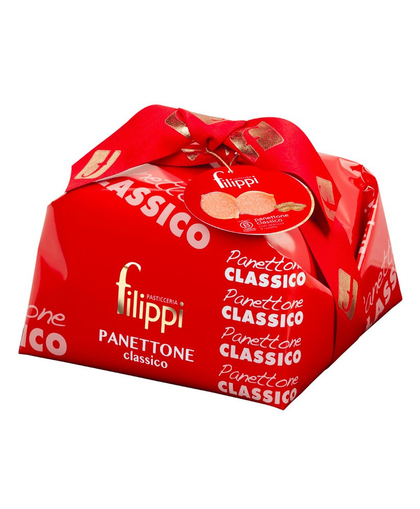 Vendita online panettone Filippi Classico Avorie'. Shop on line panettoni artigianali della pasticceria Filippi, prodotto da for