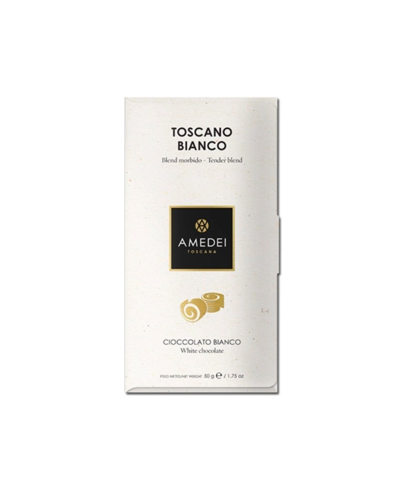 Vendita online tavolette di cioccolato Amedei Toscano White. Shop on line tavolette Amedei, cioccolato al latte bianco