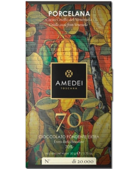 Amedei Porcelana - 70% cocoa, dark chocolate bars - Online shop best price italian bar Amedei Tuscany sales