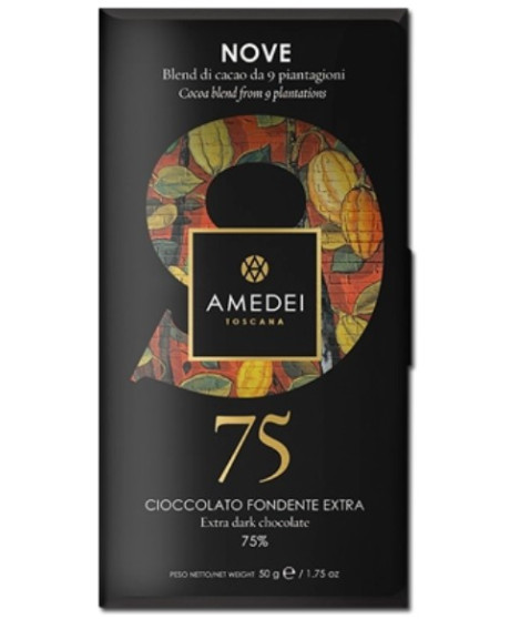 Amedei - Nove - 75% cocoa - 50g