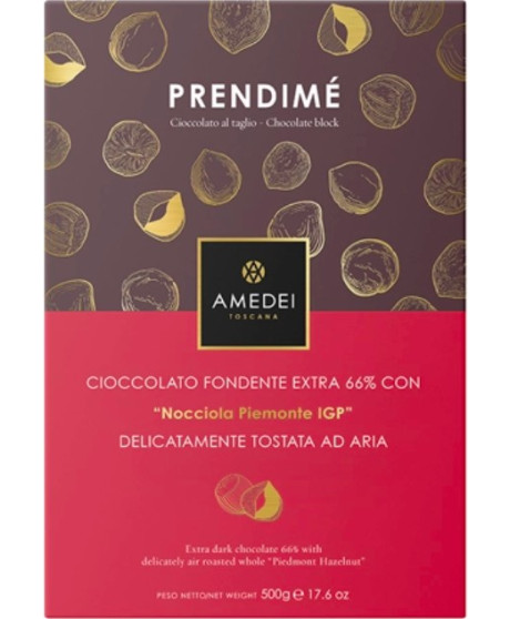 Amedei - Prendimè - Dark Chocolate and Hazelnut - 500g