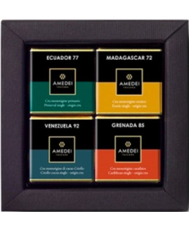 Amedei - I Cru selection - 12 Napolitains Single Origin - 55g