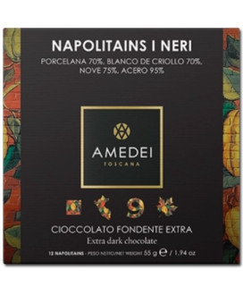 Amedei - "I Neri" selection - 12 Napolitains - 55g