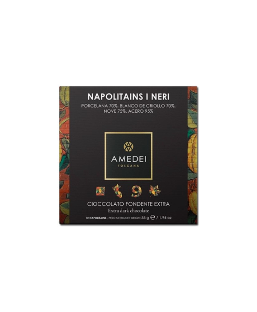 Amedei - "I Neri" selection - 12 Napolitains - 55g