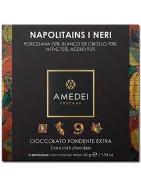 Amedei - Selezione "I Neri" - 12 Napolitains - 55g