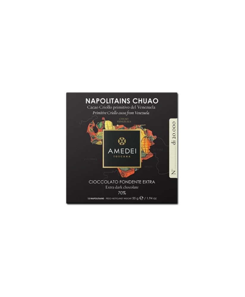 Vendita online cioccolato Amedei Tuscany. Shop on line napolitains Porcelana, cioccolata fondente di altissima qualità.