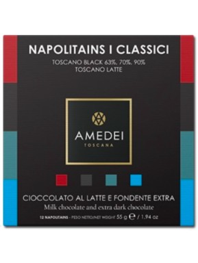 Amedei - Selezione "I Classici" - 12 Napolitains Assortiti - 55g