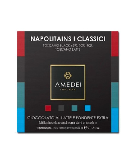 Amedei - Selezione "I Classici" - 12 Napolitains Assortiti - 55g