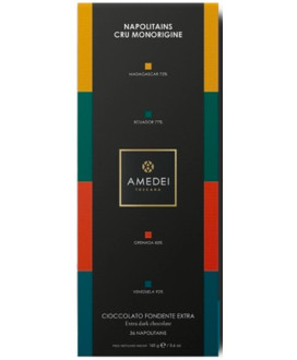Vendita online Napolitains "I Cru" Mono Origine Amedei Tuscany. Shop on line tavolettine da Rum Amedei FONDENTE EXTRA, cioccolat