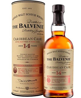 The Balvenie - Carribean Cask 14 anni - Single Malt Whisky - Astucciato - 75cl