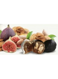 Sgambelluri - Fig With Almonds Covered with Dark Chocolate - 250g