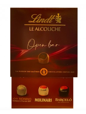 Lindt - Le Alcoliche - Opena Bar - Rum, Grappa e Sambuca - 198g