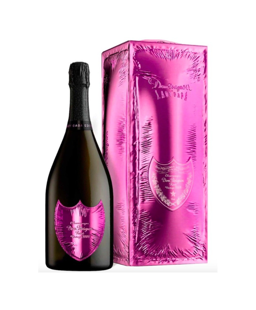 Dom Perignon - Vintage Rose 2008 - Limited edition Lady Gaga - Coffret - 75cl