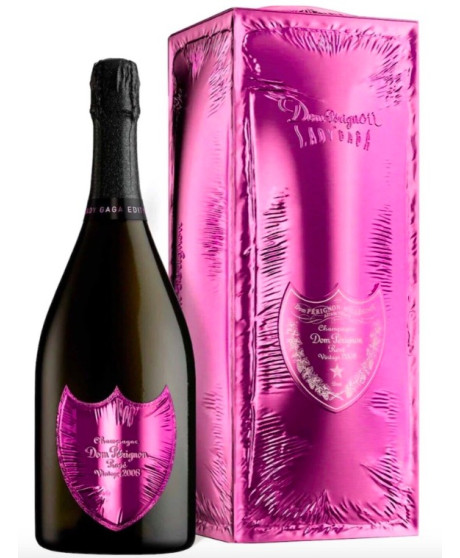 Dom Pérignon - Vintage Rose' 2008 - Limited edition Lady Gaga - Astucciato - Champagne - 75cl