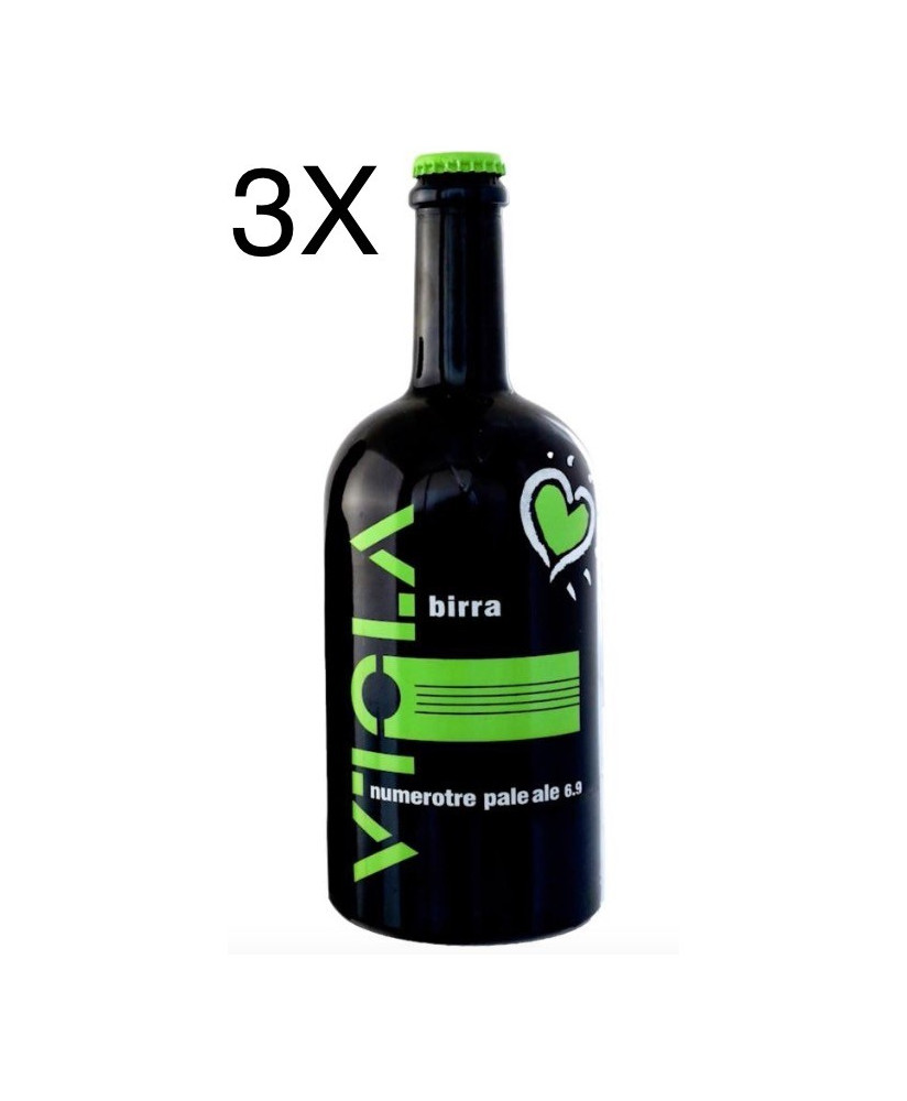 BIRRA VIOLA - NUOVA NUMEROTRE. Vendita online birra artigianale Viola bionda doppio malto. PRODOTTA ED IMBOTTIGLIATA PER: BIRRA 