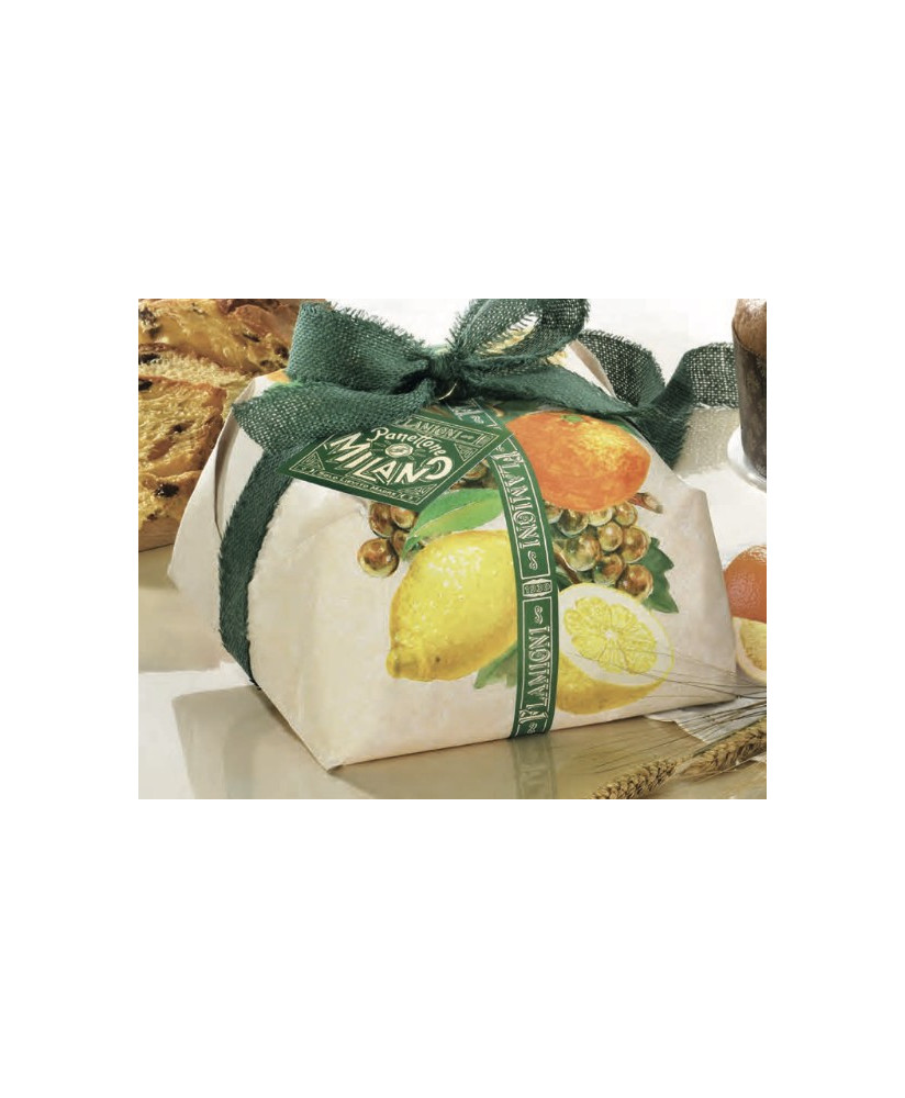 Vendita online panettone Flamigni classico Milano incartato a mano. Shop on-line panettoni artigianali, dolce da forno lievitato