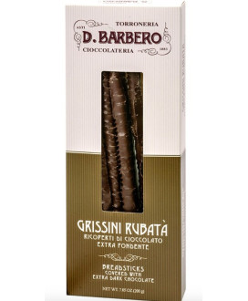 Barbero - Grissini ricoperti di cioccolato - 200g
