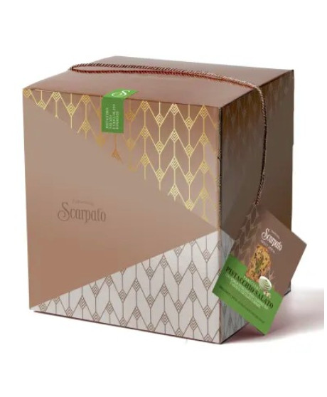 Scarpato - Panettone Salted Caramel - 1000g Scarpato - Panettone Salted Caramel - 1000g