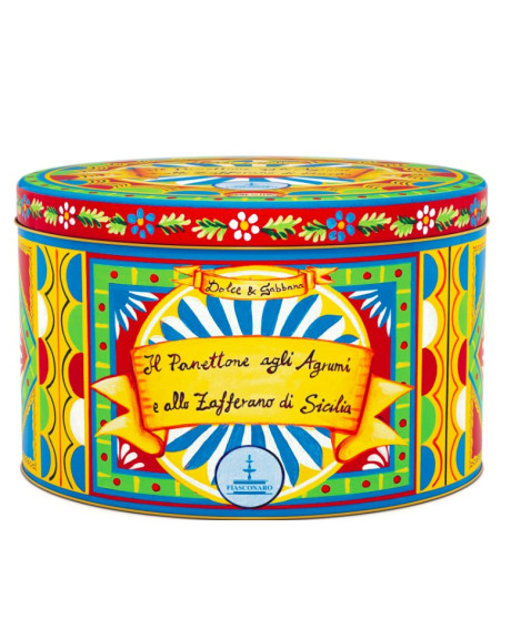 Fiasconaro - Dolce & Gabbana - Panettone Candied Citrus and Saffron - Limited Edition - 1000g