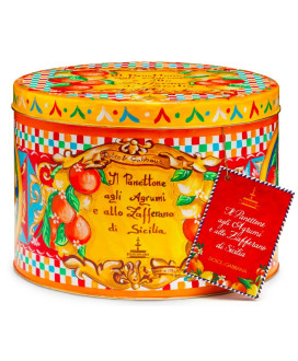 FIasconaro- Panettone Dolce e Gabbana - agrumi e zafferano - 1000g
