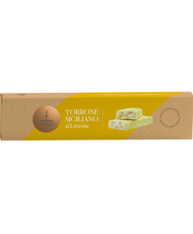 Buy online sales italian Nougat Fiasconaro Soft with almonds and pistachios. Soft Nougat homemade Fiasconaro