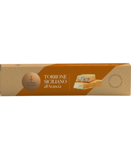 Fiasconaro - Orange 150g - Soft Nougat Covered with Chocolate Orange