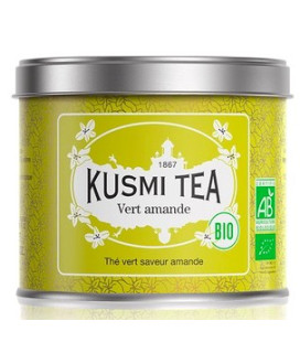 Shop online Almond Green Tea Kusmi Tea in box. Tea French purifying quality teas. online shop Kusmi