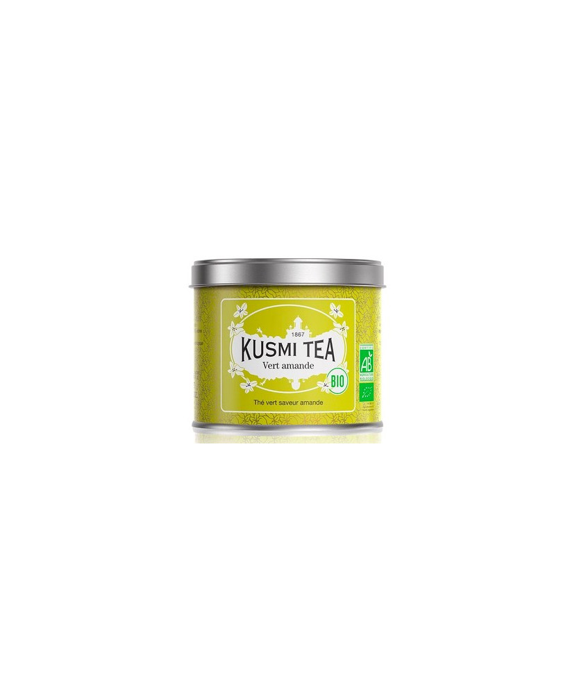 Shop online Almond Green Tea Kusmi Tea in box. Tea French purifying quality teas. online shop Kusmi