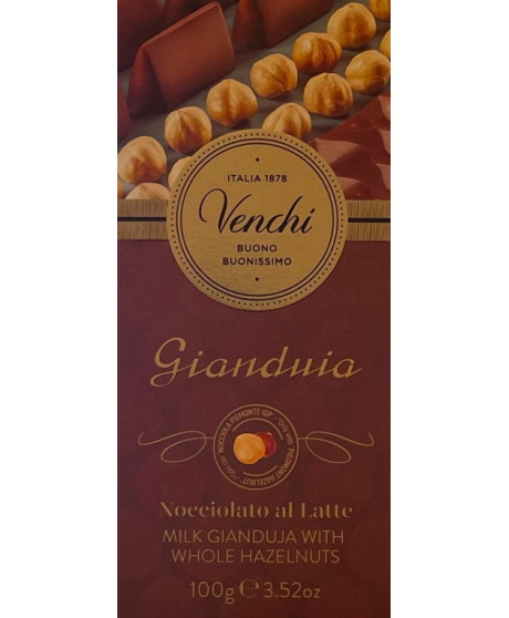 Venchi - Tavoletta Gianduja - 100g Venchi - Tavoletta Gianduja - 100g