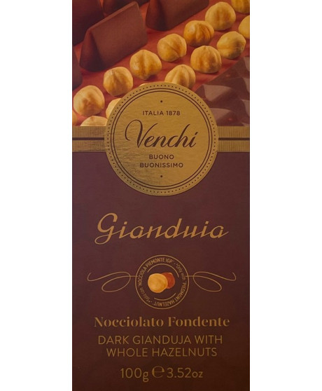 Venchi - Dark Gianduja Bar - 100g