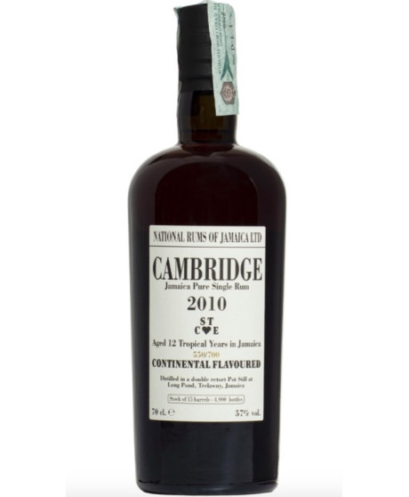 Long Pond - STC♥E 2010 - CAMBRIDGE - Small Batch - Jamica Rum -70cl