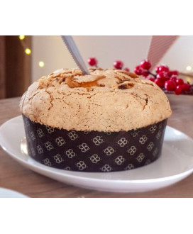 Domori -  Panettone Dark - Cioccolato e Amarene - 1000g