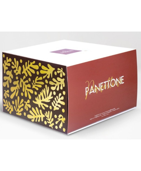 Domori -  Panettone Piemonte - Cioccolato Fondente e Gianduja - 1000g